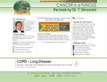 Tablet Screenshot of cancerisafungus.com